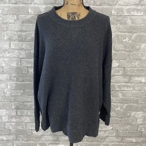 Aerie Waffle Knit Oversized Sweater